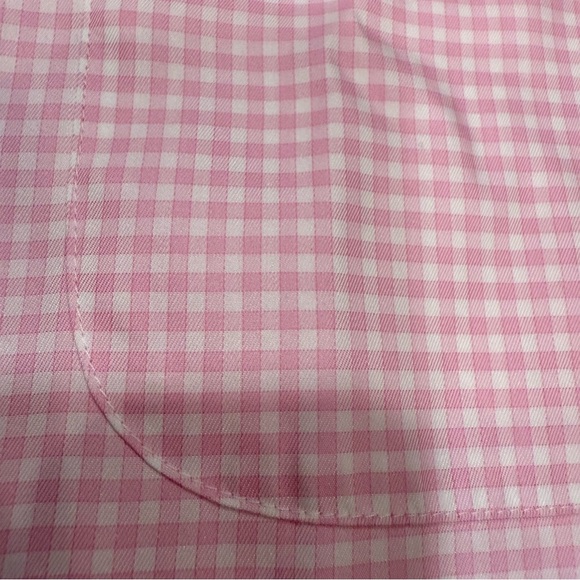Peter Milllar Crown Soft Men’s Button Down Shirt Pink/white Gingham Size M - Picture 8 of 10